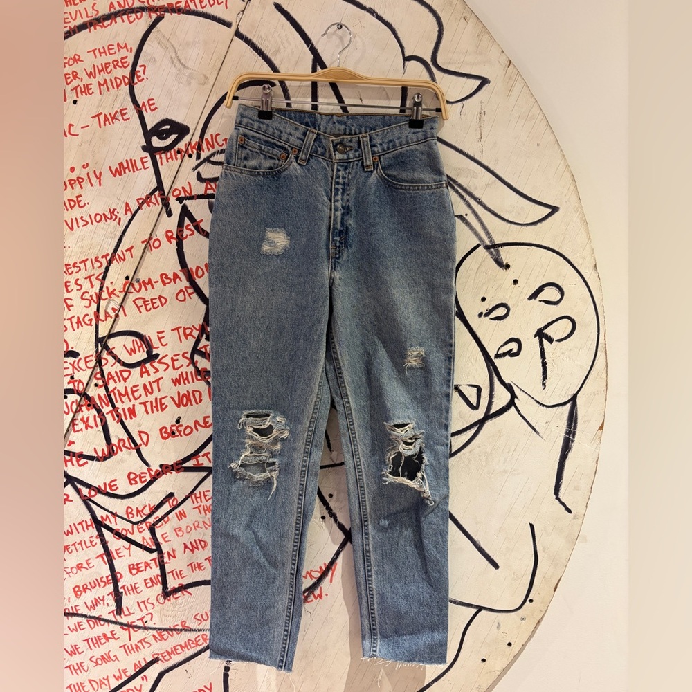 Vintage 90s Distressed Levi’s Jeans 26x27 Made In USA